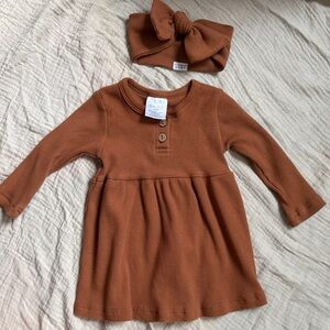 Mebie Baby Dress with Headband